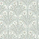 Brewster Home Fashions Tap Root Light Blue Floral Damask Wallpaper - SKU 4169-27602