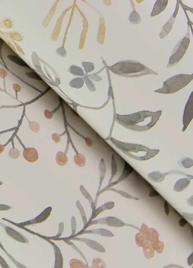 Brewster Home Fashions Tarragon Grey Dainty Meadow Wallpaper - SKU 3125-72356