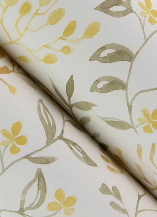 Brewster Home Fashions Tarragon Honey Dainty Meadow Wallpaper - SKU 3125-72354
