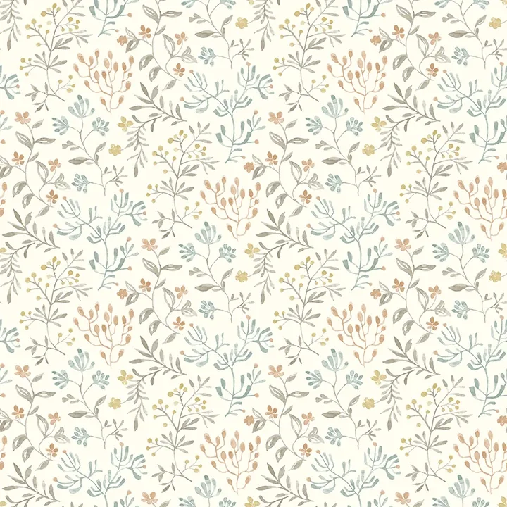 3125-72353 | Tarragon Pastel Dainty Meadow Wallpaper