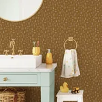 Brewster Home Fashions Tatula Chestnut Floral Wallpaper - SKU 4060-139281