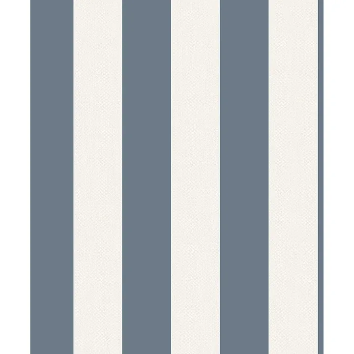 Brewster Home Fashions Tavish Blue Stripe Wallpaper - SKU FD43458