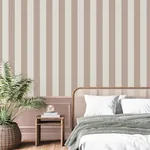 Brewster Home Fashions Tavish Light Pink Stripe Wallpaper - SKU FD43456