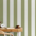 Brewster Home Fashions Tavish Sage Stripe Wallpaper - SKU FD43459