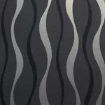Brewster Home Fashions Tazz Black Ribbons Wallpaper - SKU AH924502