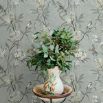 Brewster Home Fashions Tea Olive Blue Finch Frolic Wallpaper - SKU 4169-83139
