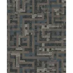 Brewster Home Fashions Tebessa Dark Brown Geometric Wallpaper | Wallpaper Twins Brewster Home Fashions Tebessa Dark Brown Geometric Wallpaper - SKU 376013