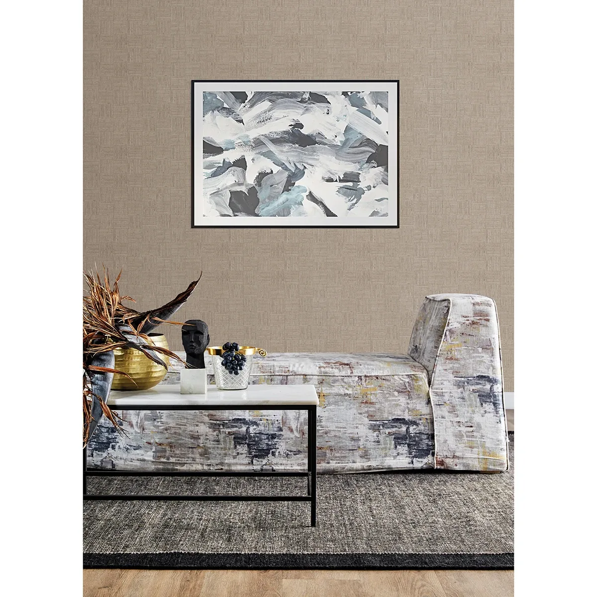 Brewster Home Fashions Thea Cream Geometric Wallpaper - SKU 2984-2227