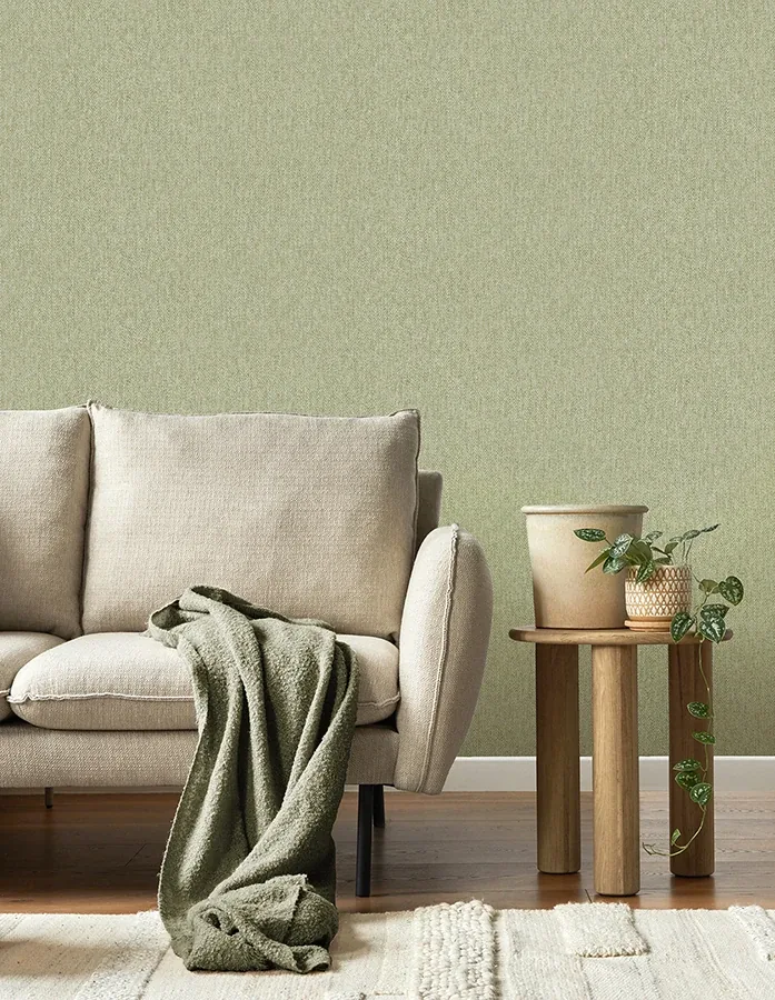 Brewster Home Fashions Theo Light Green Chevron Wallpaper - SKU M1867