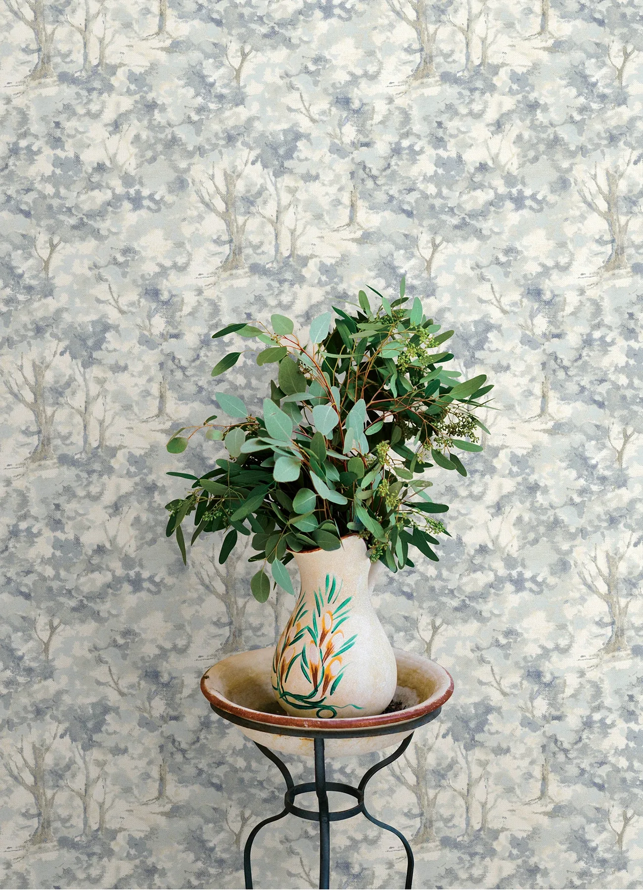 Brewster Home Fashions Thicket Blue Forest Wallpaper - SKU 4169-83108