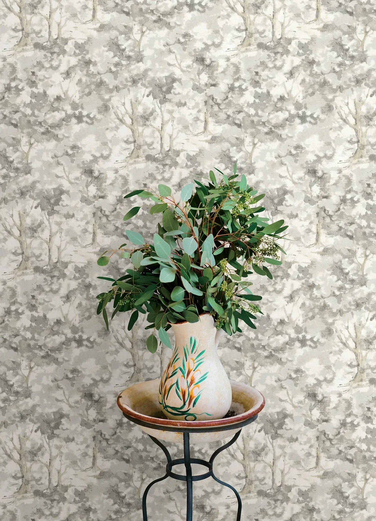 Brewster Home Fashions Thicket Charcoal Forest Wallpaper - SKU 4169-83110