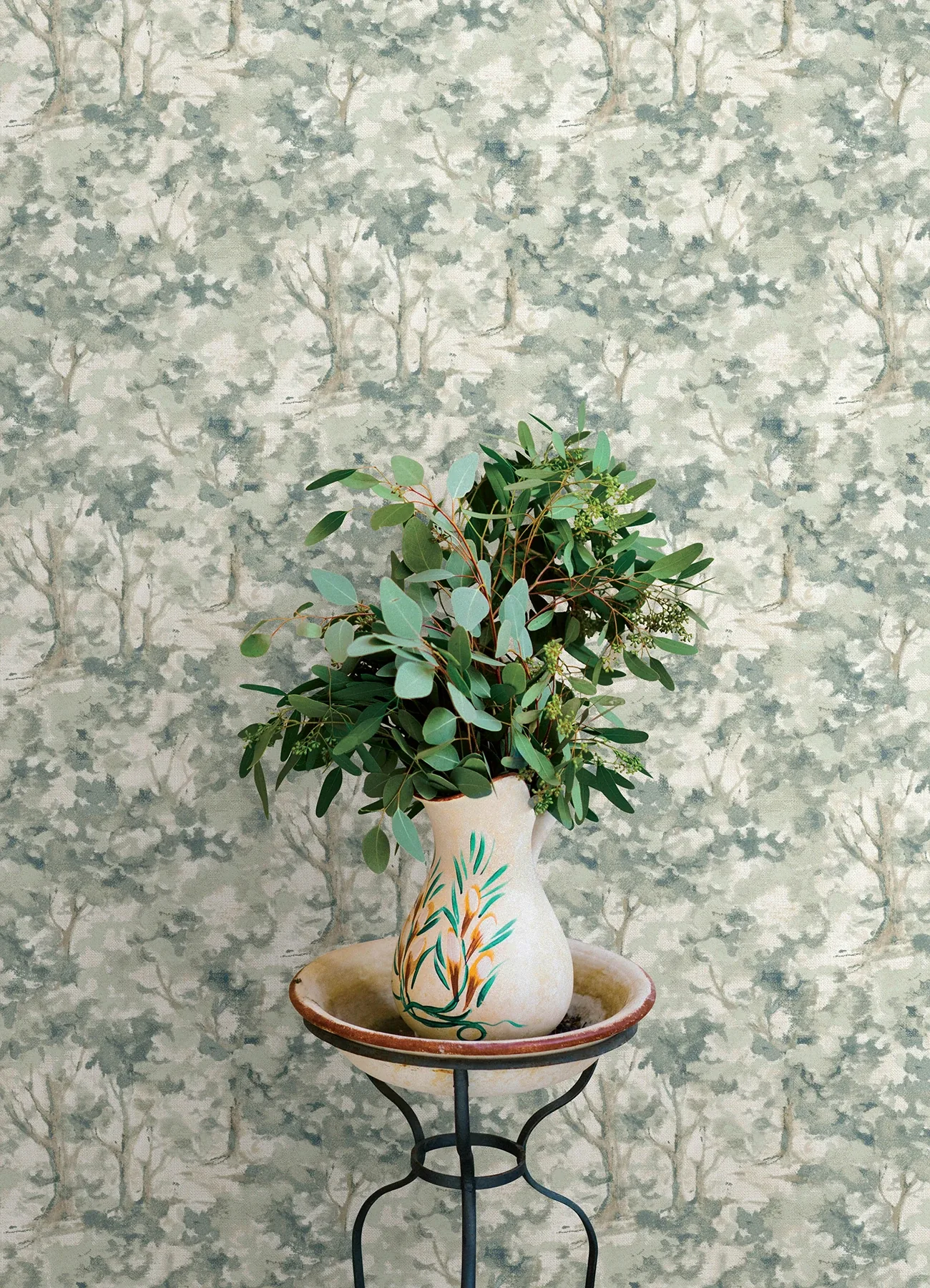 Brewster Home Fashions Thicket Teal Forest Wallpaper - SKU 4169-83111