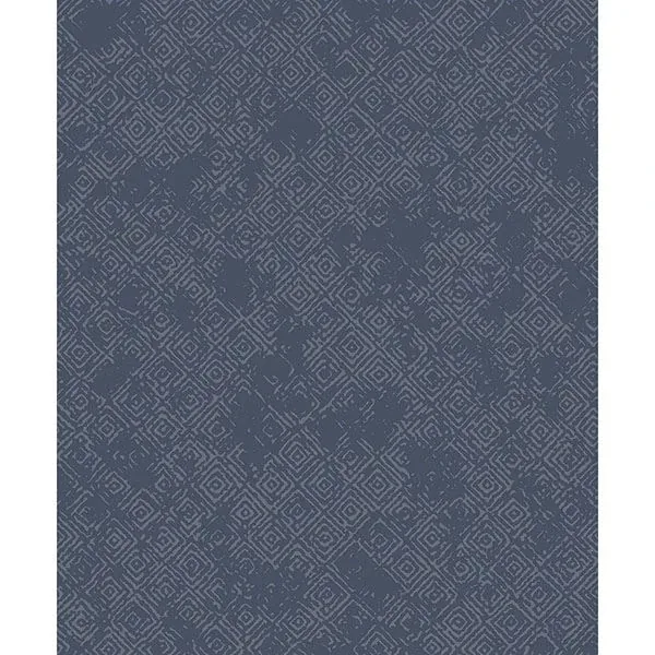 Brewster Home Fashions Thompson Navy Key Wallpaper - SKU 2809-LH01634