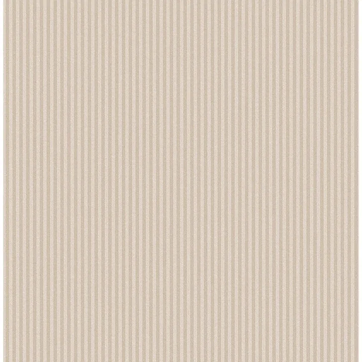 Brewster Home Fashions Ticking Beige Stripe Wallpaper - SKU 4164-M1848