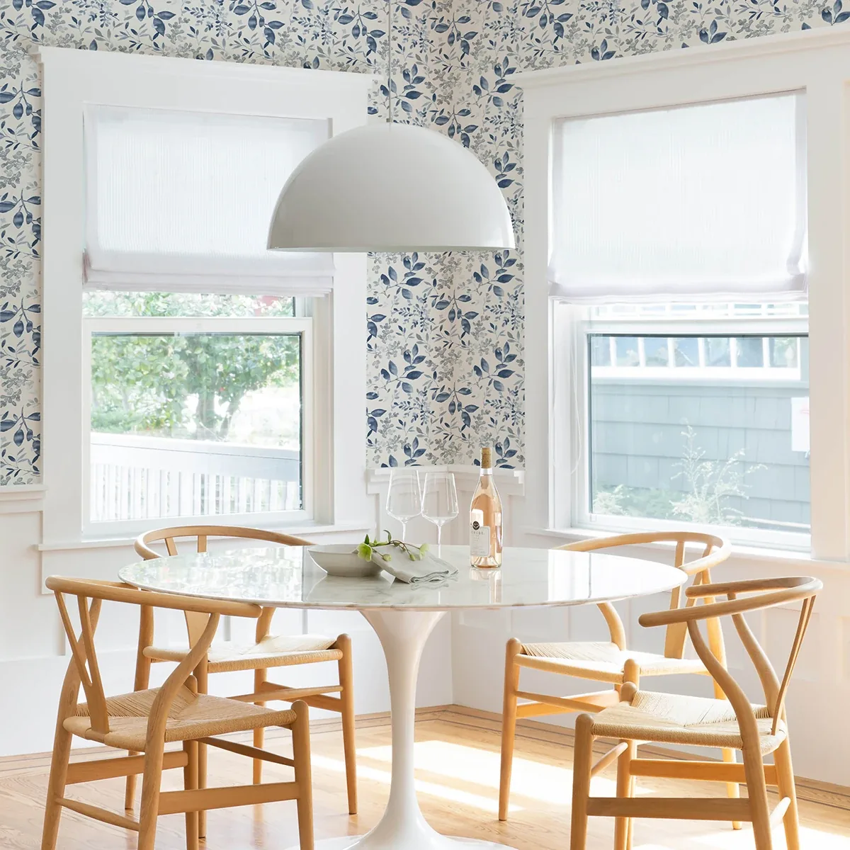 Brewster Home Fashions Tinker Navy Woodland Botanical Wallpaper - SKU 3122-11102