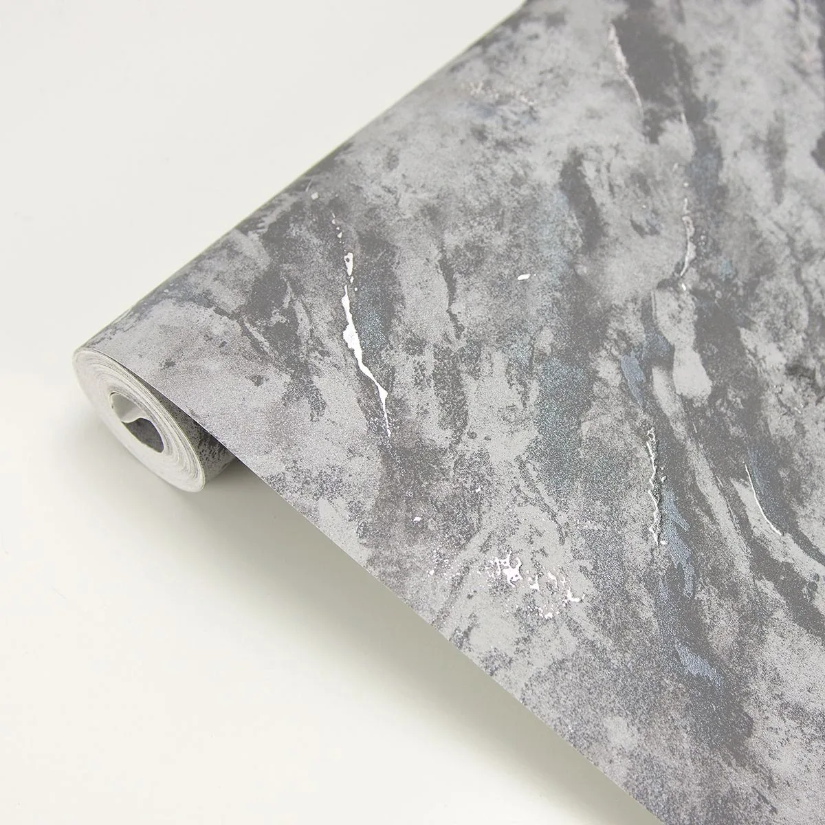 Brewster Home Fashions Titania Pewter Marble Texture Wallpaper | Wallpaper Twins Brewster Home Fashions Titania Pewter Marble Texture Wallpaper - SKU 2927-00107