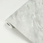 Brewster Home Fashions Titania Silver Marble Texture Wallpaper - SKU 2927-00106