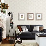 Brewster Home Fashions Totem Eggshell Pinecone Wallpaper - SKU 3118-25090
