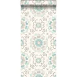 Brewster Home Fashions Tracy Seafoam Medallion Wallpaper - SKU DD347423