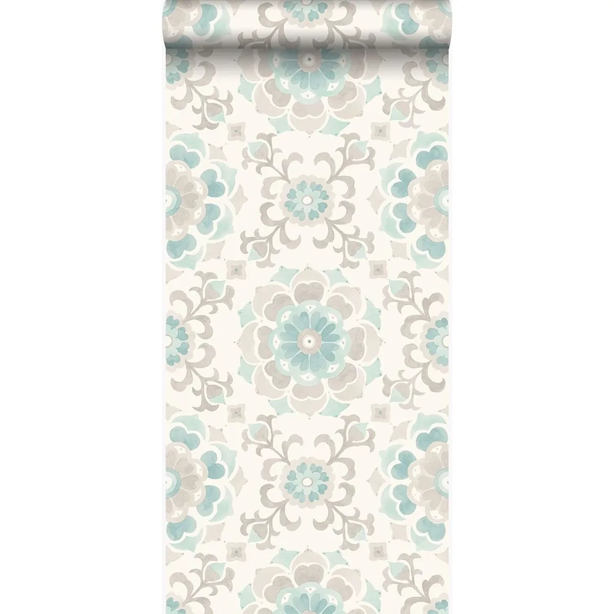 Brewster Home Fashions Tracy Seafoam Medallion Wallpaper - SKU DD347423