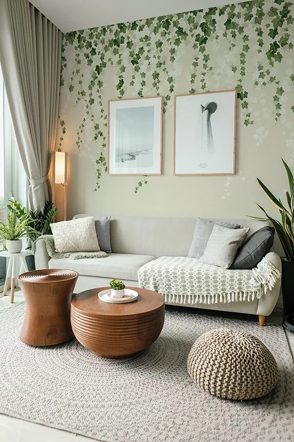 Brewster Home Fashions Trailing Ivy Green Wall Mural - SKU 4164-50942
