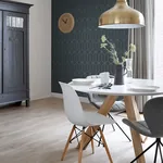 Brewster Home Fashions Trilliant Dark Blue Art Deco Motif Wallpaper - SKU DD139225