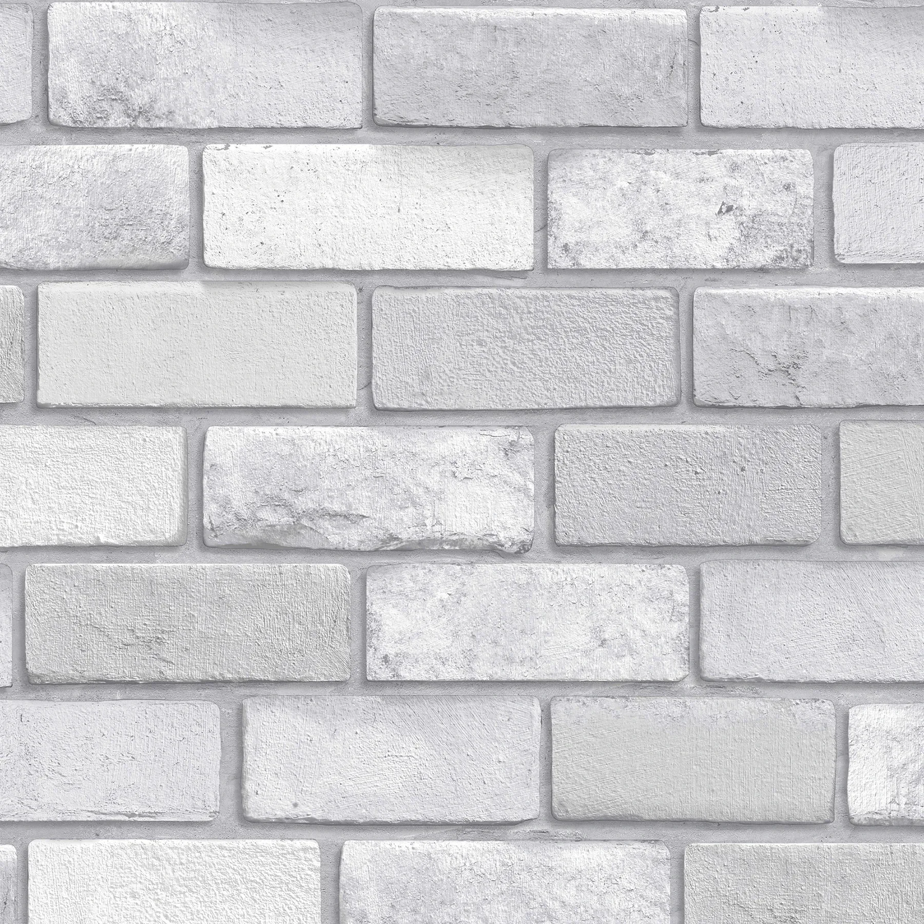 Brewster Home Fashions Truman Dove Brick Wallpaper - SKU AH669401