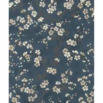 Brewster Home Fashions Tsubomi Blue Cherry Blossom Wallpaper - SKU RH456738