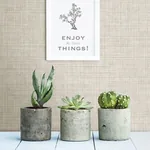 Brewster Home Fashions Tuckernuck Neutral Linen Wallpaper - SKU 2767-24273