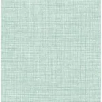 Brewster Home Fashions Tuckernuck Teal Linen Wallpaper - SKU 2767-24271