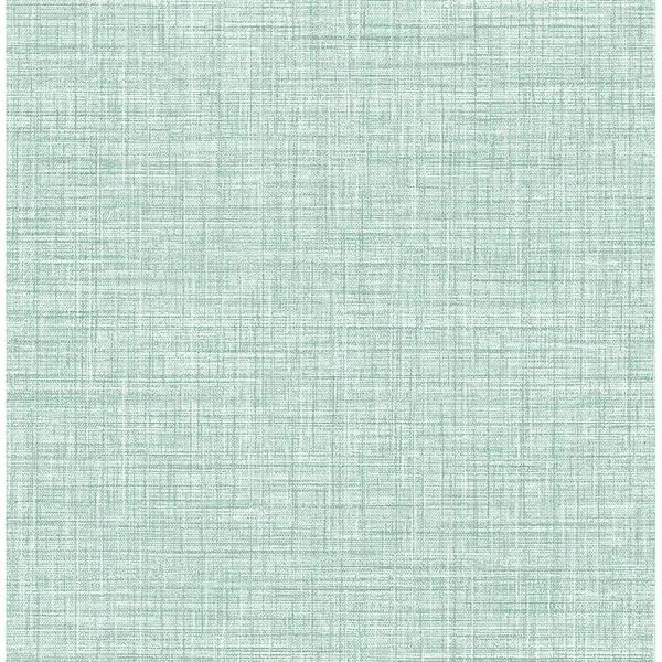 2767-24271 | Tuckernuck Teal Linen Wallpaper