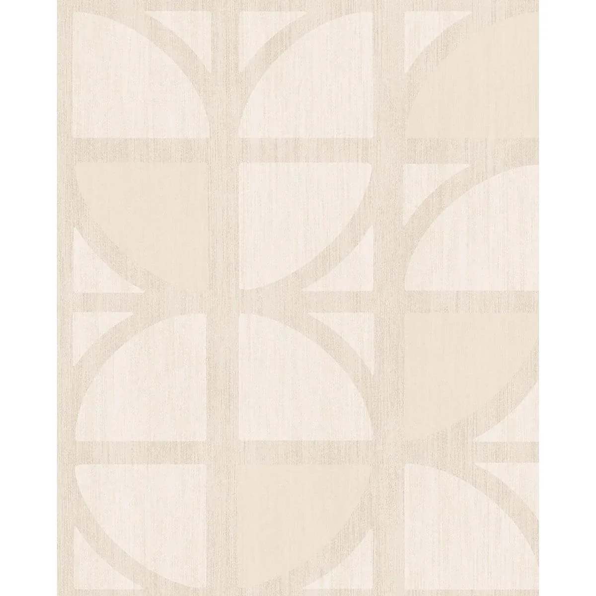 395810 | Tulip Cream Geometric Trellis Wallpaper
