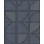 Brewster Home Fashions Tulip Dark Blue Geometric Trellis Wallpaper - SKU 395813