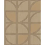 Brewster Home Fashions Tulip Gold Geometric Trellis Wallpaper - SKU 395811