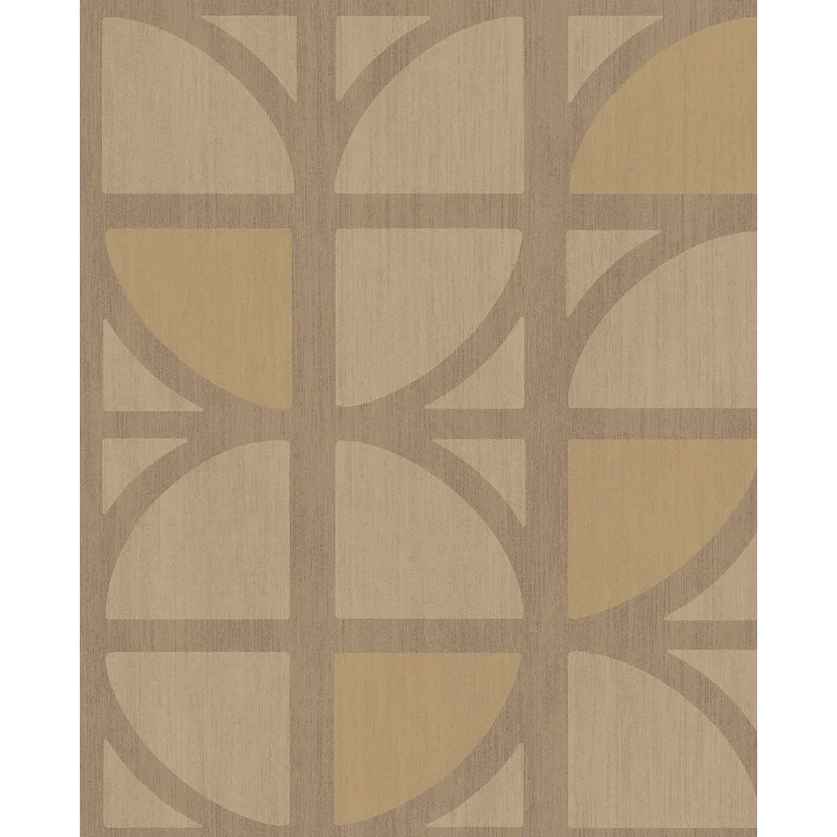 395811 | Tulip Gold Geometric Trellis Wallpaper