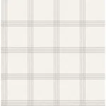 Brewster Home Fashions Twain Dove Plaid Wallpaper | Wallpaper Twins Brewster Home Fashions Twain Dove Plaid Wallpaper - SKU 3115-24478