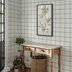 Brewster Home Fashions Twain Green Plaid Wallpaper | Wallpaper Twins Brewster Home Fashions Twain Green Plaid Wallpaper - SKU 4134-26996