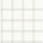 Brewster Home Fashions Twain Light Grey Plaid Wallpaper | Wallpaper Twins Brewster Home Fashions Twain Light Grey Plaid Wallpaper - SKU 4134-26994