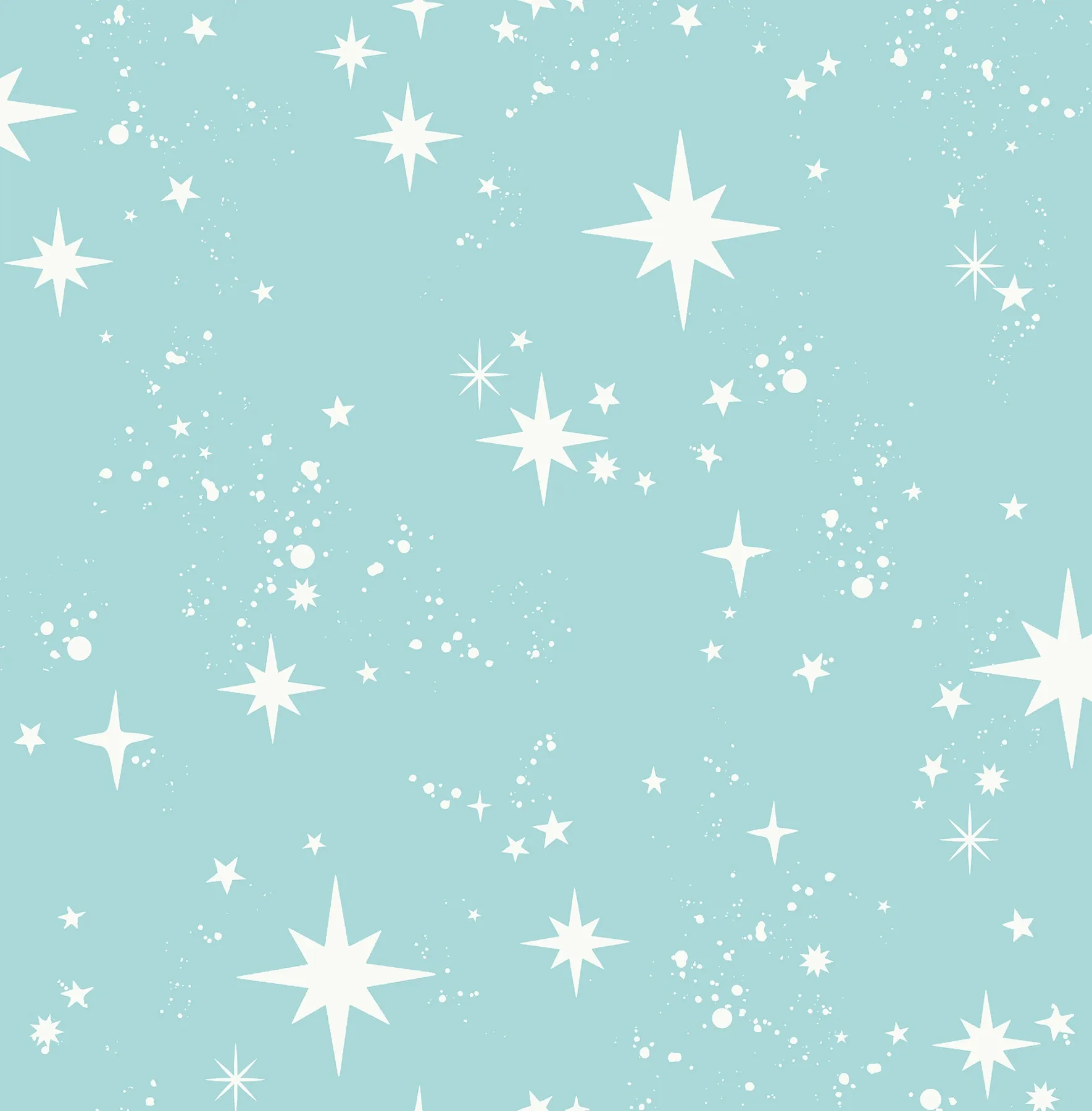 Brewster Home Fashions Twinkle Light Blue Starry Skies Wallpaper - SKU 4203-27567
