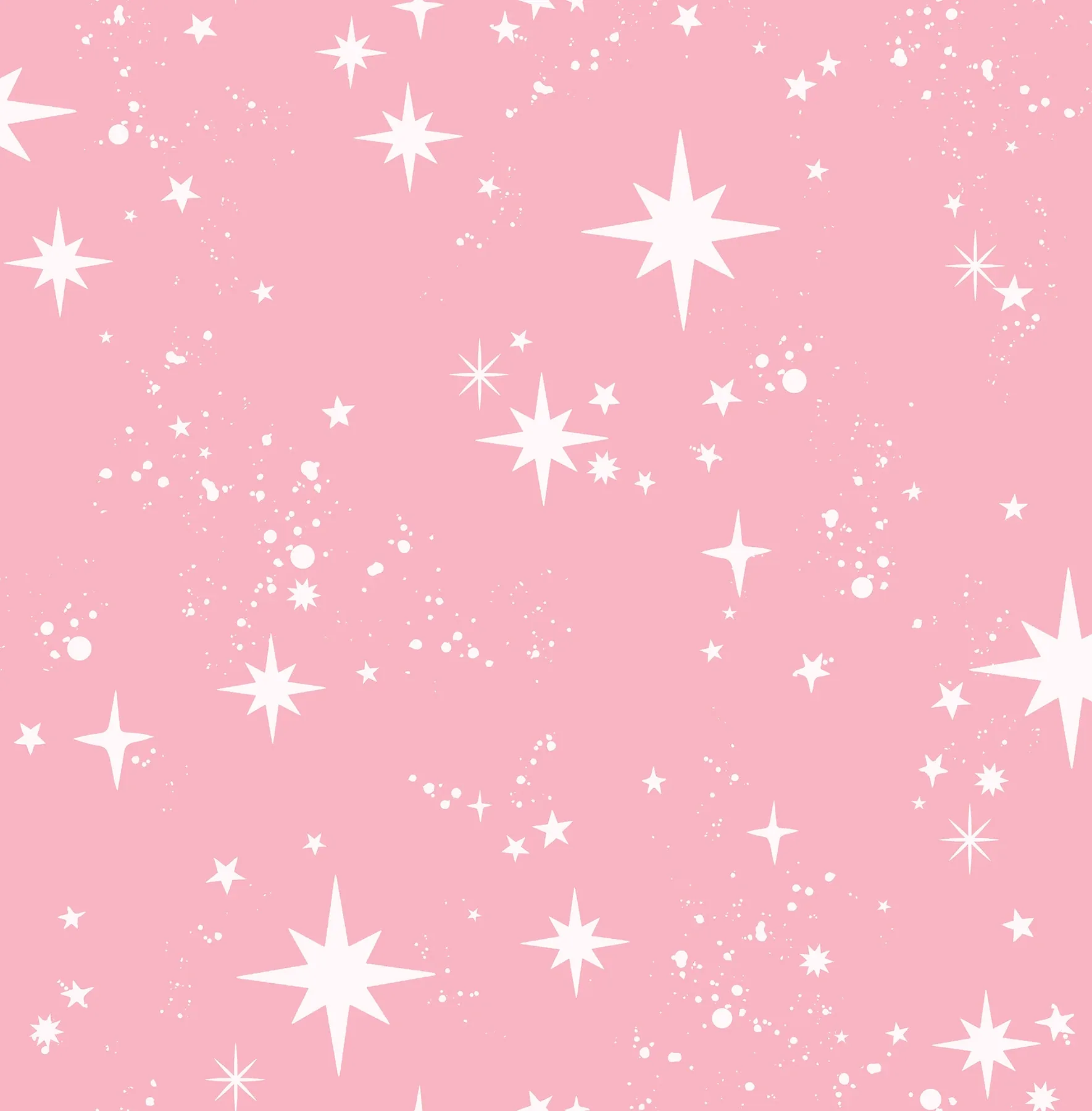 Brewster Home Fashions Twinkle Pink Starry Skies Wallpaper - SKU 4203-27566