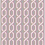 Brewster Home Fashions Twist Pink Geometric Wallpaper | Wallpaper Twins Brewster Home Fashions Twist Pink Geometric Wallpaper - SKU 2704-22688