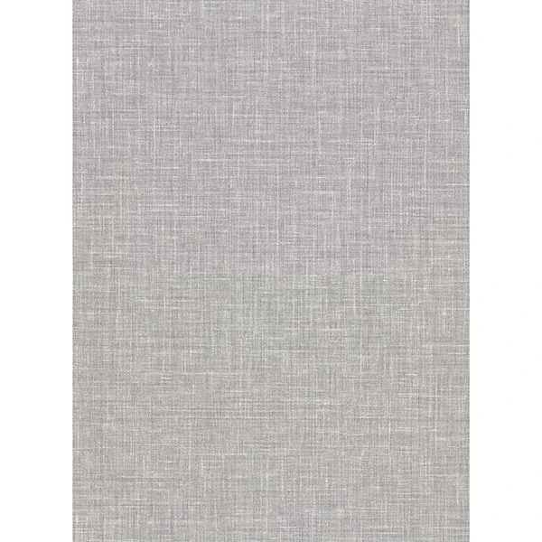 2921-50300 | Upton Grey Faux Linen Wallpaper