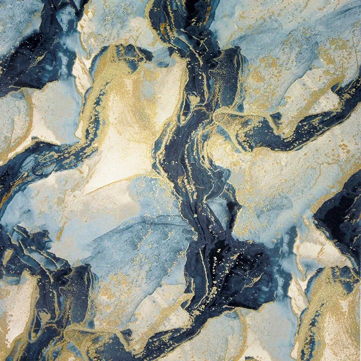 Brewster Home Fashions Ursula Dark Blue Abstract Wallpaper - SKU AH693404