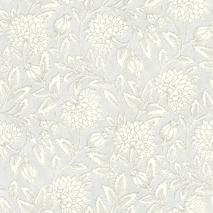 4134-72539 | Vadouvan Light Blue Jacobean Trail Wallpaper