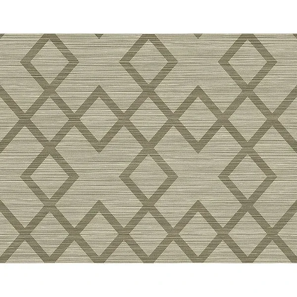 Brewster Home Fashions Vana Brown Woven Diamond Wallpaper - SKU 2765-BW40406