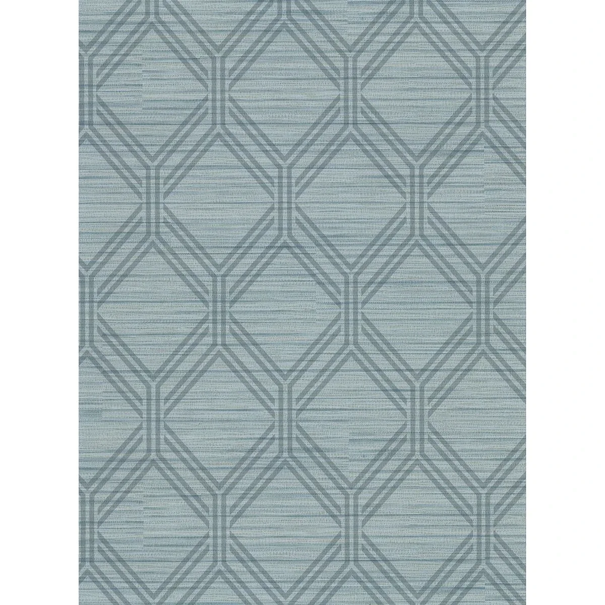 Brewster Home Fashions Vaughan Teal Geometric Wallpaper - SKU 2910-2726
