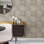 Brewster Home Fashions Vela Taupe Distressed Geometric Wallpaper - SKU 2927-10901