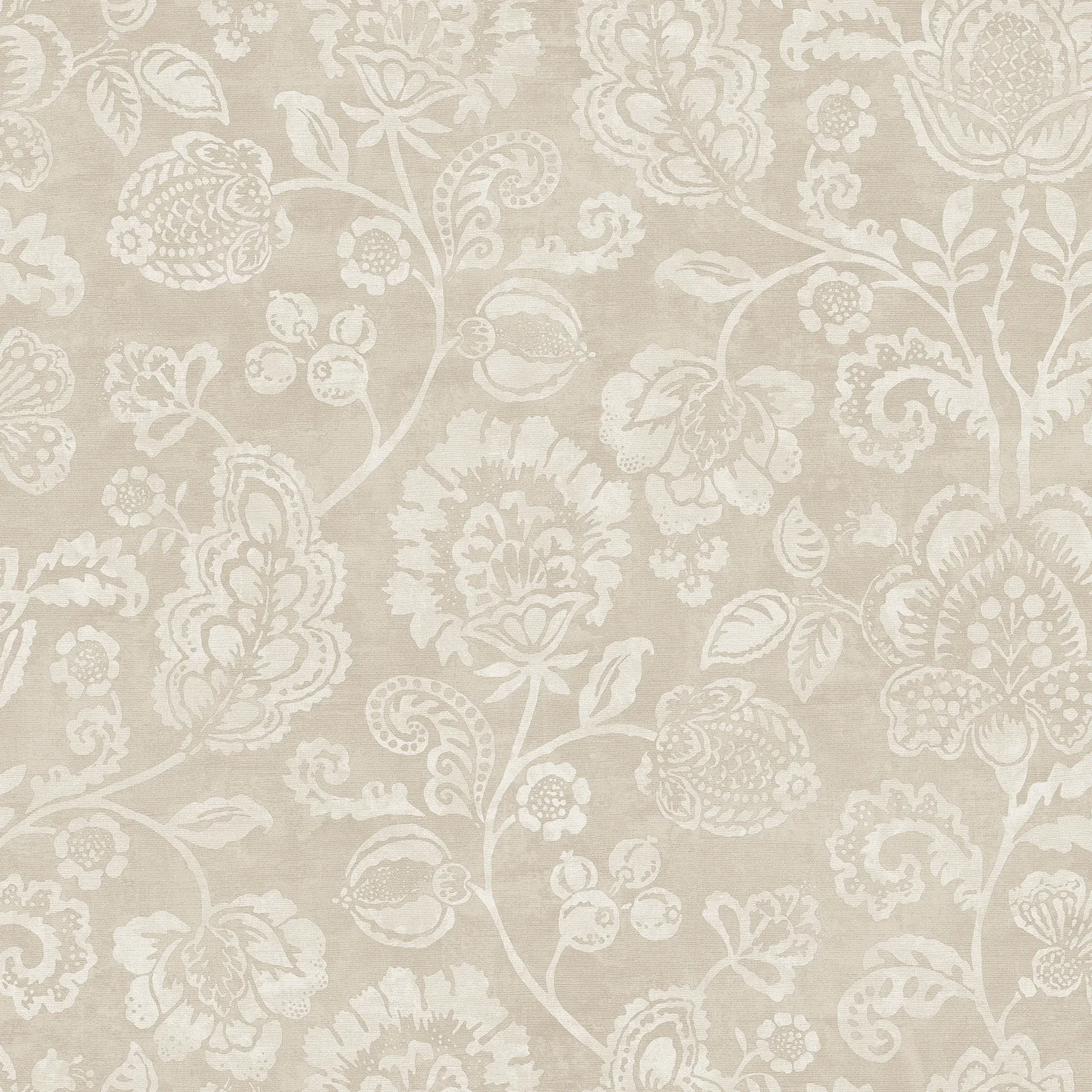 Brewster Home Fashions Verity Neutral Jacobean Trail Wallpaper - SKU AH100194AH