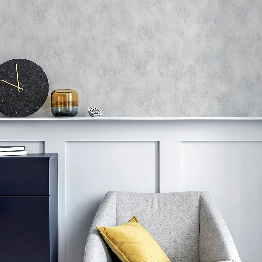 Brewster Home Fashions Victor Grey Plaster Wallpaper | Wallpaper Twins Brewster Home Fashions Victor Grey Plaster Wallpaper - SKU AH908905