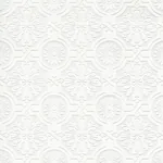 Brewster Home Fashions Victorian Tin Ceiling White Paintable Wallpaper - SKU 4000-32817